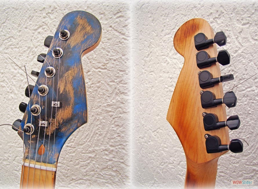 Guitar 6  Headstock Front and Back